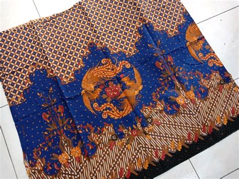 Jual Kain Batik Solo Parang Kawung Biru Di Lapak Solobatikbatik Bukalapak