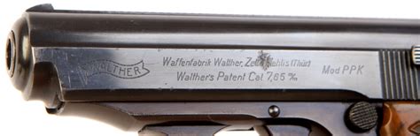 Very Rare Deactivated Ww Rsha Issued Walther Ppk With Holster Axis