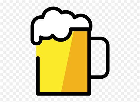 Beer Mug Emoji Clipart - Png Download (#5766182) - PinClipart