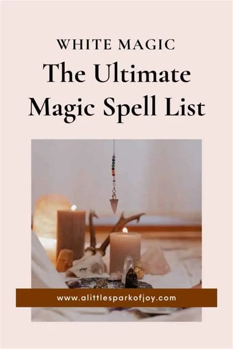 The Ultimate White Magic Spells List For Beginners