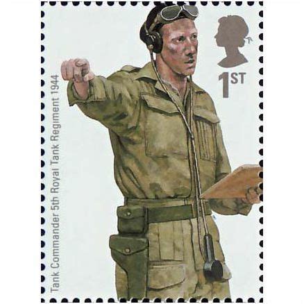 GB 2007 British Army Uniforms 1st Tank Commander WWII 1944 Mint NHM SG ...