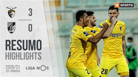 Highlights Resumo Portimonense 3 0 Vitória SC Liga 20 21 26 YouTube