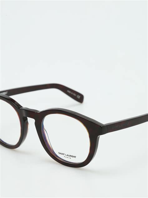 Glasses Saint Laurent Thick Frame Round Glasses Saintlaurentsl145006