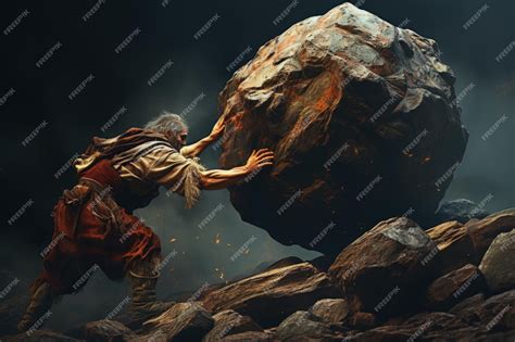 Sisyphus is pushing a rock up a mountain The enduring symbolism of ...