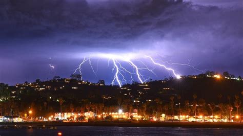 Major storm brings spectacular lightning show to Southern California ...