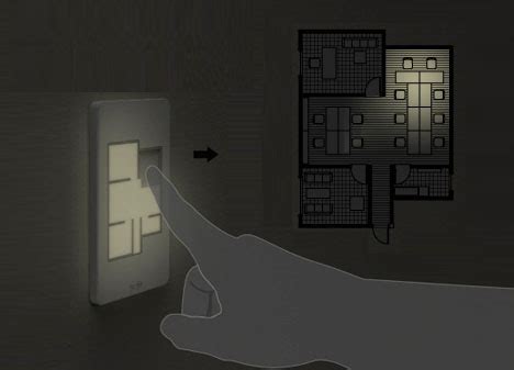 Custom Floor-Plan Light Switches Dispel Shadows of Doubt | Designs