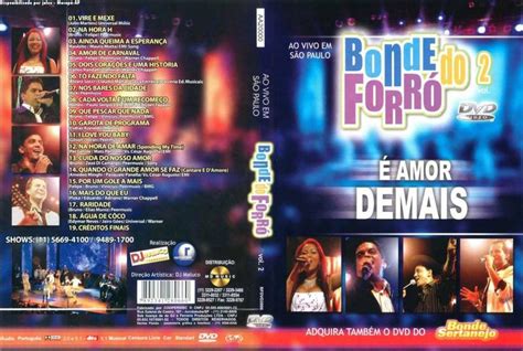 Bonde Do Forro Vol 2 E Amor Demais DVD Original Lacrado Musica