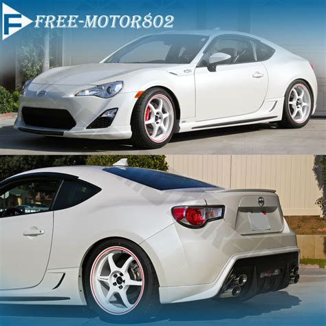 FOR 13 SCION FRS FR S GT86 FRONT REAR BUMPER LIP SPOILER BODYKIT PU