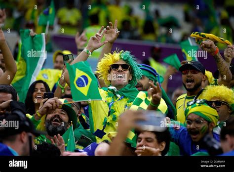 Torcida Durante Partida Entre Brasil X S Rvia V Lida Pela Fase De