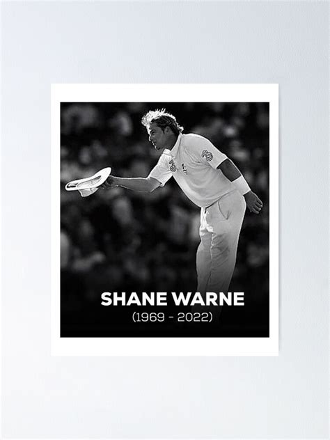 "Shane Warne" Poster by HayatStore02 | Redbubble