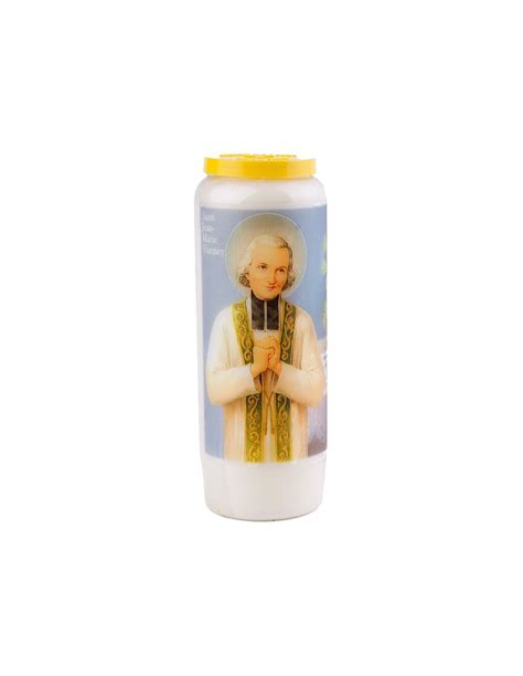 Novena candle to the Curé d Ars Jean Marie Vianney