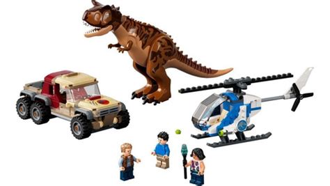 Lego Jurassic World Perseguição Do Dinossauro Carnotaurus