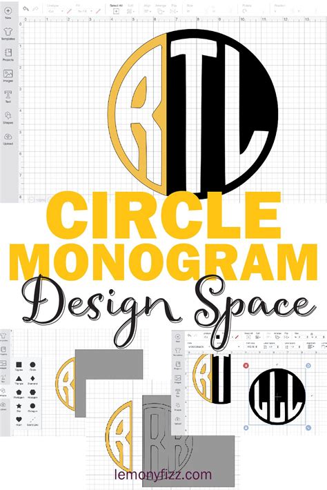 Create Your Own Circle Monogram With Design Space Artofit