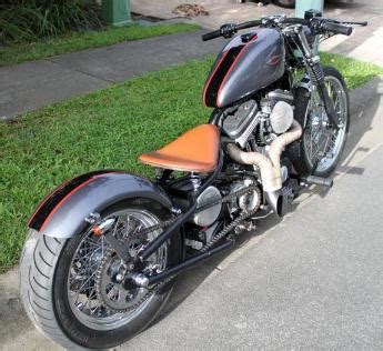 Xl Sportster Chopper Bobber Rigid Drop Seat Hardtail Motorcycle Offset