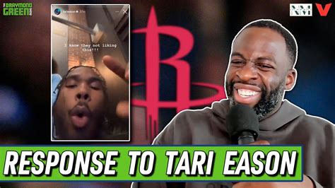 Draymond Green Responds To Tari Easons Instagram Story Trashing Golden