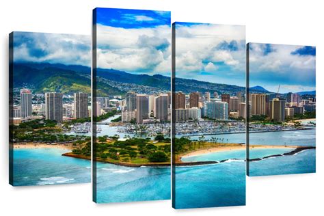 Honolulu Skyline Wall Art | Photography