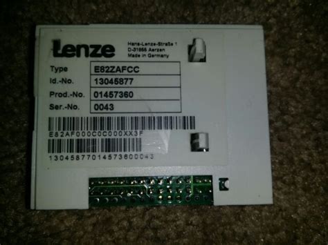 Lenze E82zafcc Can Fieldbus Function Module For Sale Online Ebay