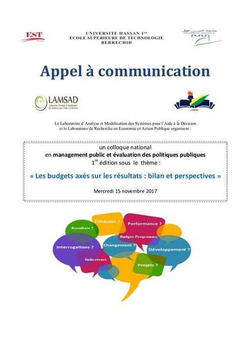 APPEL A COMMUNICATION