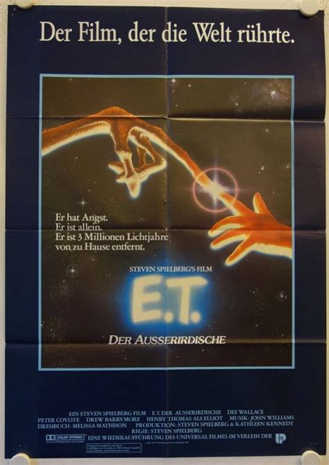 E T Der Ausserirdische Originales Deutsches Filmplakat