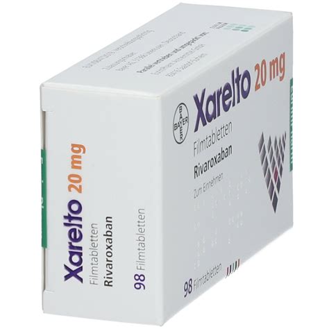 Xarelto Mg St Mit Dem E Rezept Kaufen Shop Apotheke