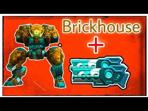 Brickhouse With Pulse Cannon 8 Challenge Mech Arena YouTube