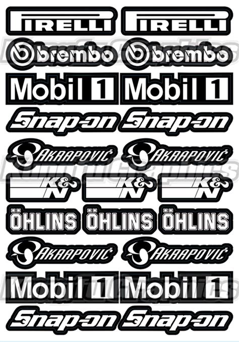 Motocross Sponsor Logos