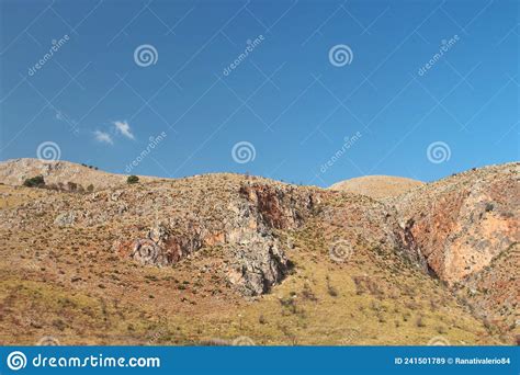 Parque Natural Riserva Dello Zingaro Sicily Italy Imagen De Archivo