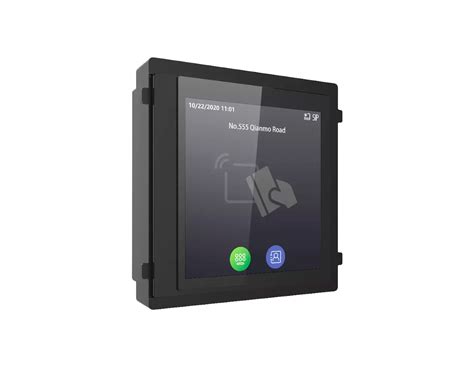 Ds Kd Tdm Hikvision Touch Display Module With Mifare Card Reader