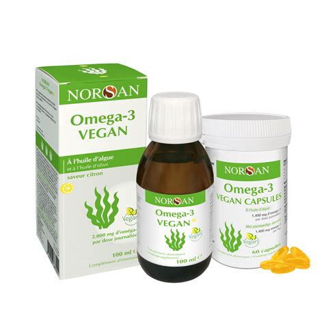 Omega 3 Vegetal EPA Et DHA Pack Omega 3 Vegan NORSAN