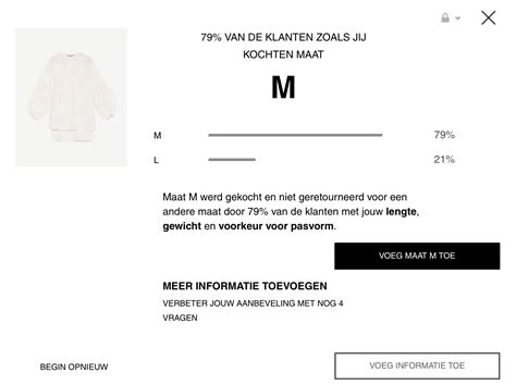 Zara Heeft Een Nieuwe Online Shopping Tool Die Al Je Maatproblemen