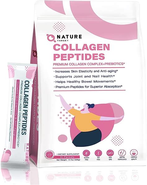 Amazon NATURE TARGET Multi Collagen Peptides Powder Type I II