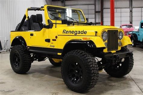 1982 Jeep Cj 7 4941 Miles Yellow Jeep V8 Automatic For Sale Photos