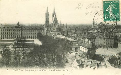 14 CAEN Top Promotion Panorama Pris Du Vieux Saint Etienne 1910