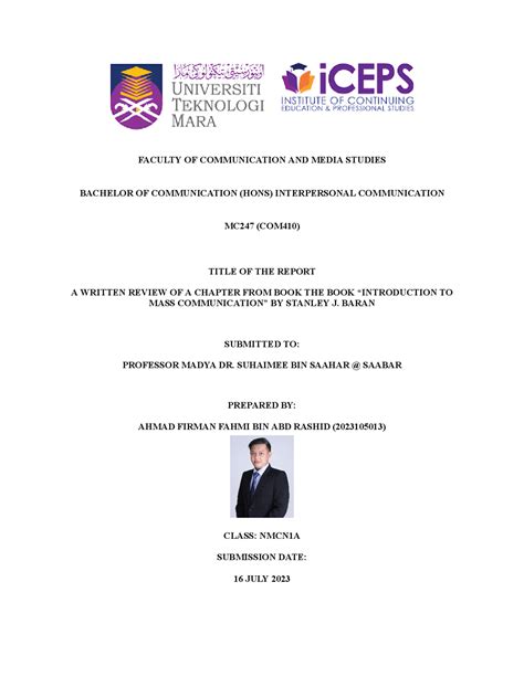 Introduction to Mass Communication: Media Literacy and Culture