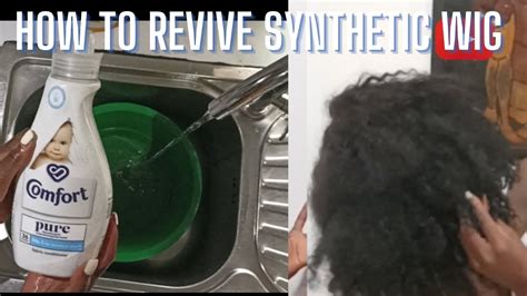 How To Revive Synthetic Wig In Less Than 30minutes With Fabric Softener Youtube