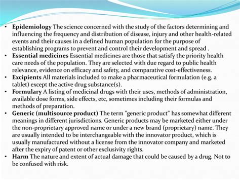 Glossary Of Terms Used In Pharmacovigilance Final Pdf