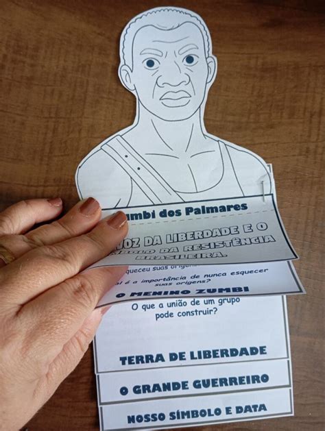 Atividades Sobre Zumbi Dos Palmares 3 Ano - ZUMBI DOS PALMARES - FLIPBOOK + atividades + gabarito + BNCC