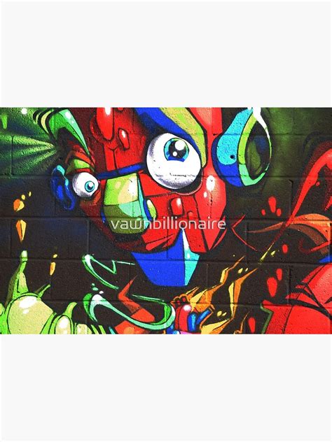 "Graffiti Robot" Poster for Sale by vawnbillionaire | Redbubble