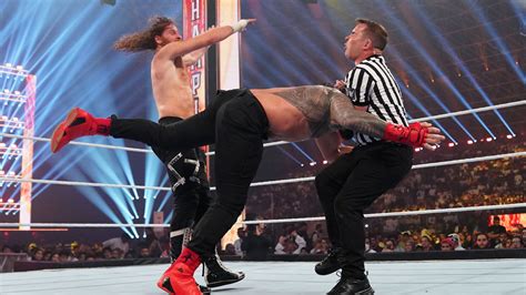 Roman Reigns Misses Sami Zayn And Spears The Referee WWE Night Of