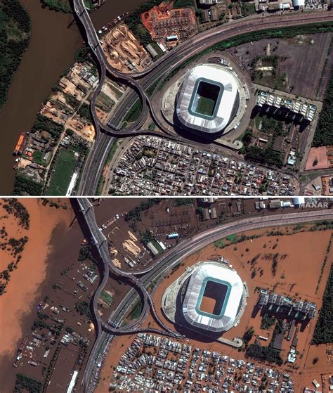 Inundaciones En Brasil El Antes Y El Después Del Desastre En Fotos