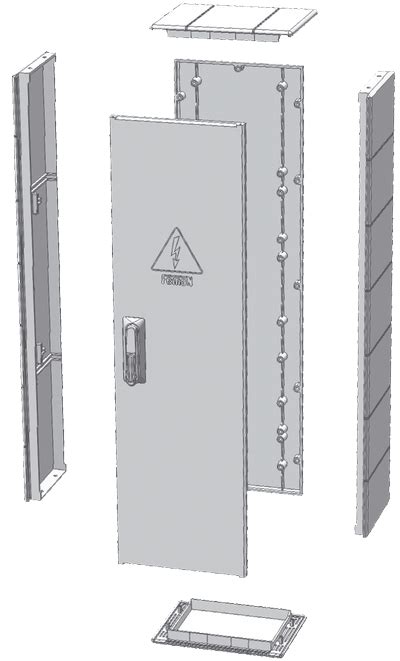 MODULARNI MERNO RAZVODNI ORMAN OD POLIESTERA MRO2V 320x1055x235 Feman