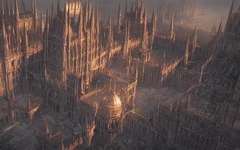 Anor Londo Highly Detailed Digital Art Smooth Stable Diffusion