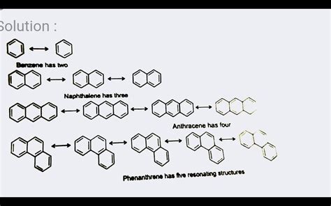 Naphthalene Resonance Structures