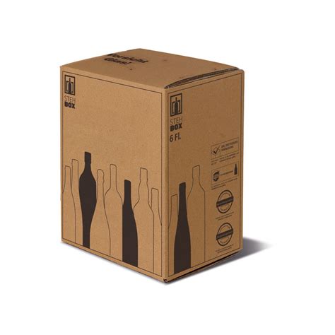 Carton expédition 6 bouteilles 75cl agréé UPS calage