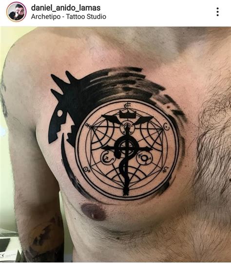 full metal alchemist tattoo tattoos compass tattoo fullmetal alchemist