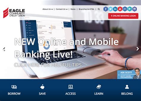 Online And Mobile Banking At Eagle Community Credit Union Eagle