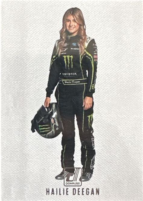 Hailie Deegan 2023 Donruss NASCAR BS HD Blank Slate SSP Price Guide