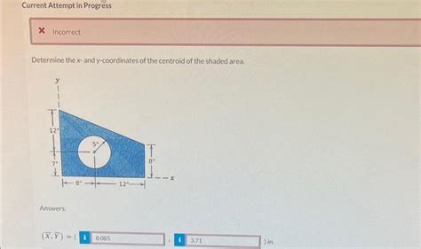 Solved Determine The X And Y Coordinates O