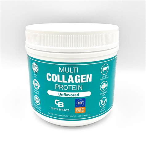 Unflavored NSF Certified Multi Collagen Protein Powder Peptides