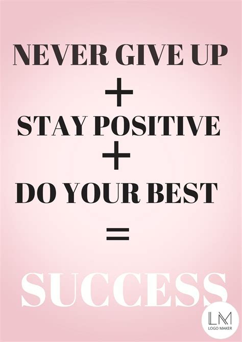 Motivational Quotes for Success - Never Give Up and Stay Positive